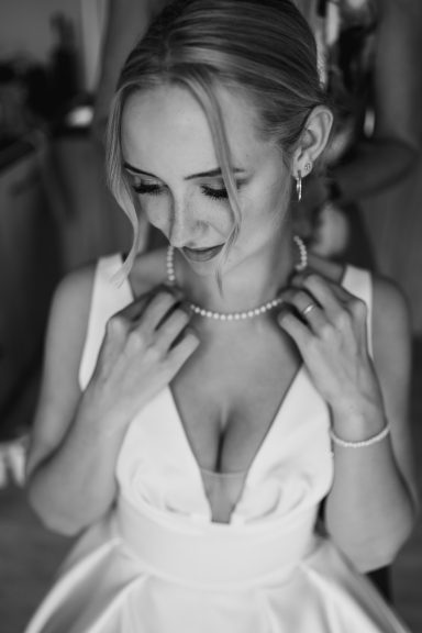 getting ready bride